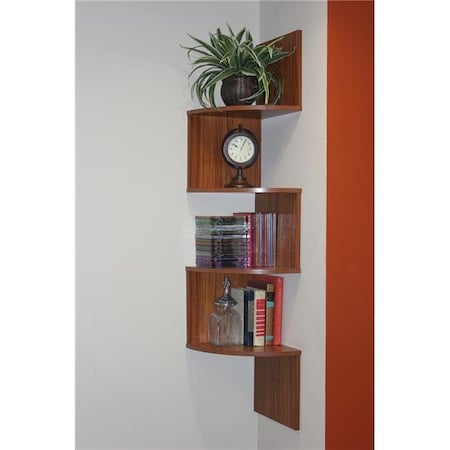 4D Concepts 4D Concepts 99200 Hanging Corner Storage; Fruitwood 99200